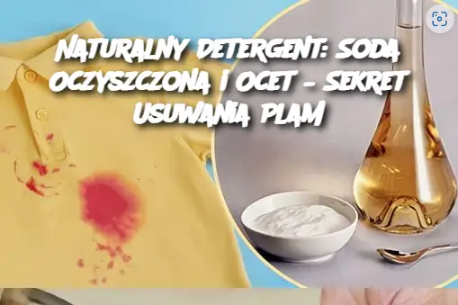 Naturalny Detergent: Soda Oczyszczona i Ocet – Sekret Usuwania Plam