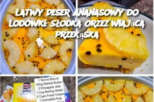 Łatwy Deser Ananasowy do Lodówki: Słodka Orzeźwiająca Przekąska