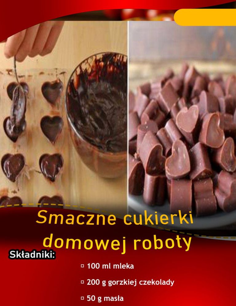 Naturalne i smaczne cukierki domowej roboty. Smak przypominający dzieciństwo.